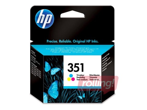 Tintes kasete HP Nr. 351, trīskrāsu, 3.5ml