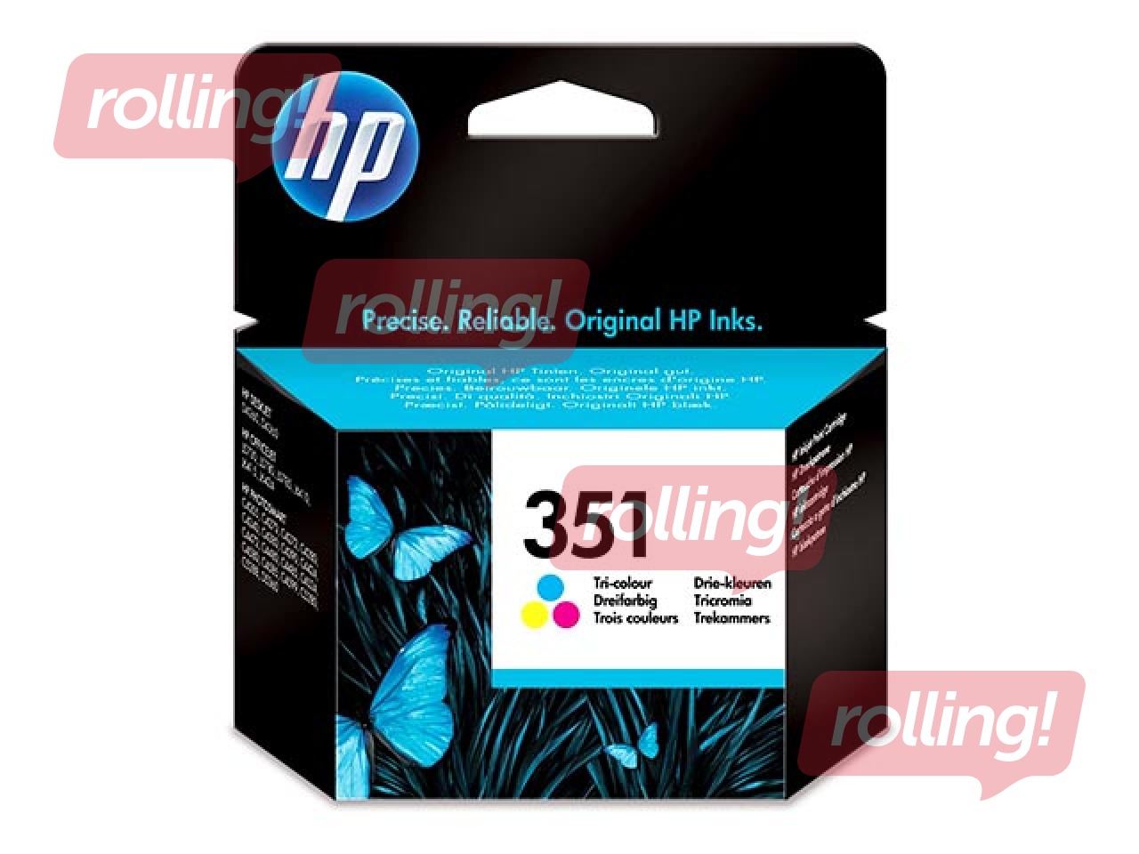 Tintes kasete HP Nr. 351, trīskrāsu, 3.5ml
