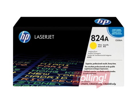 Fotocilindrs HP CLJ CP6015, dzeltens, (23000 lpp.)