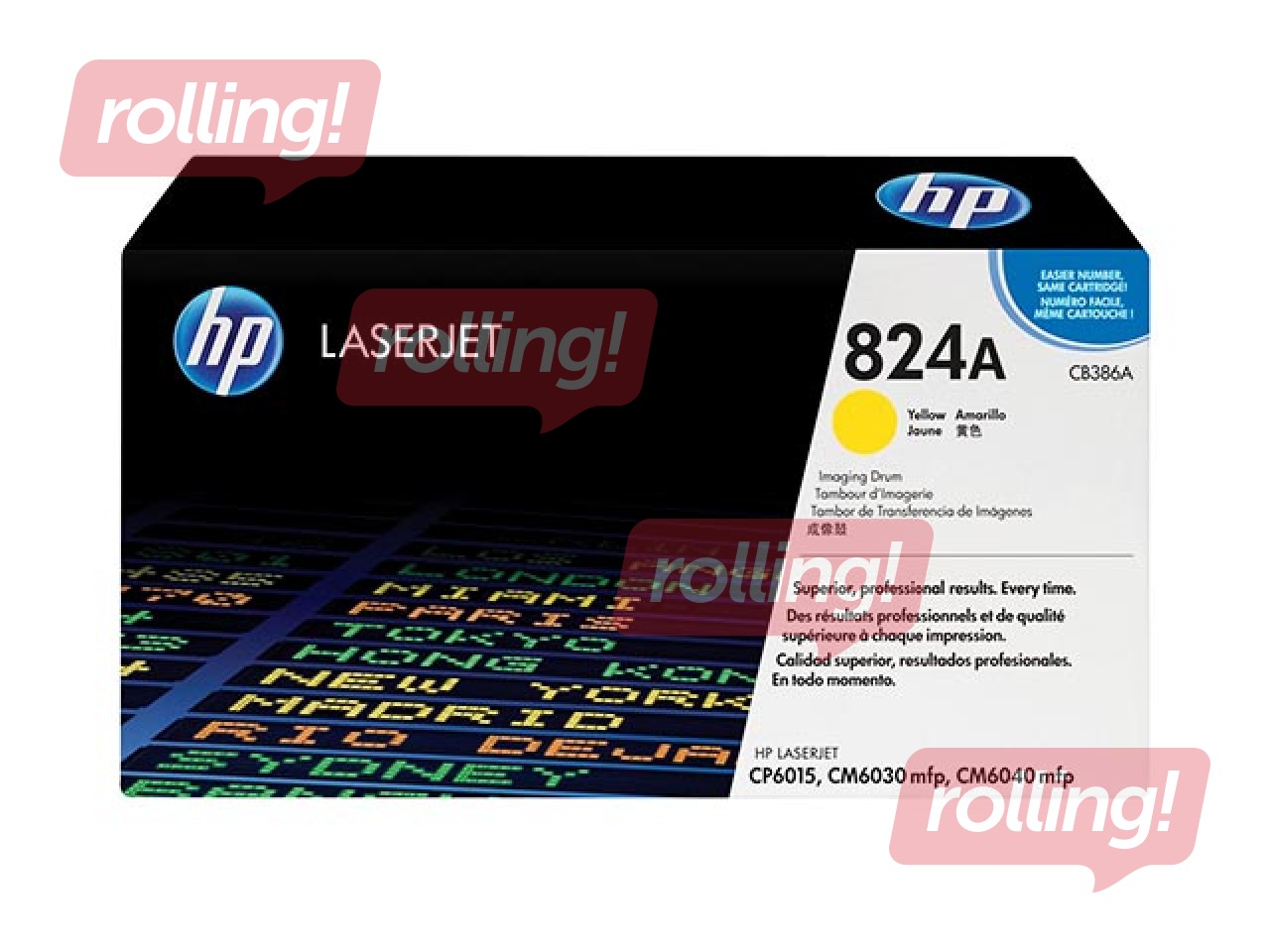 Fotocilindrs HP CLJ CP6015, dzeltens, (23000 lpp.)