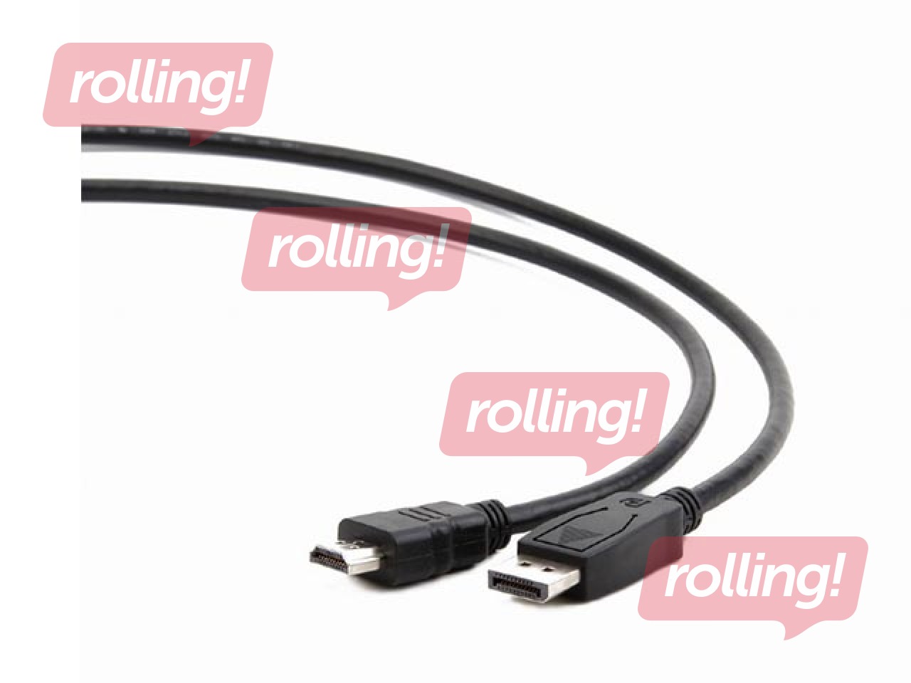 Kabelis Gembird DisplayPort Male - HDMI Male 10m Black