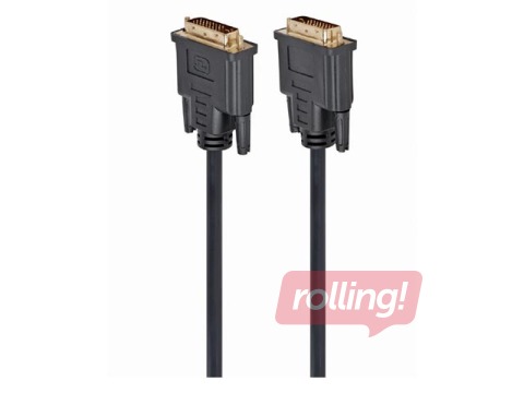 Кабель Gembird DVI - DVI, 1.8м, черный