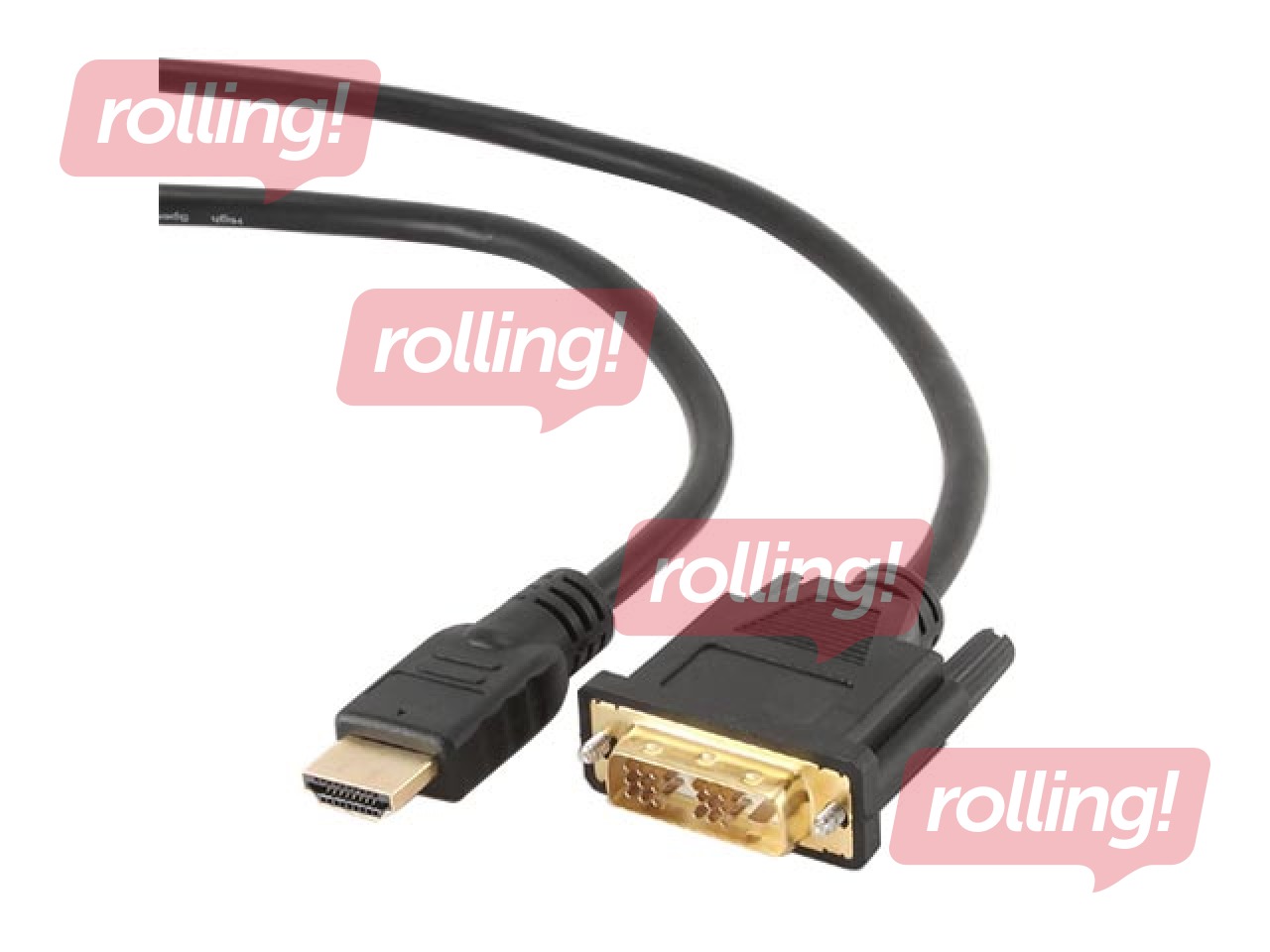 Kabelis Gembird HDMI - DVI 1.8m HD-Ready v1.3 melns