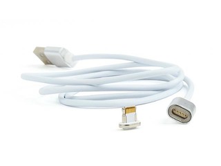 Magnētiskais savienotājvads Gembird USB - Lightning, 1m, sudrabs
