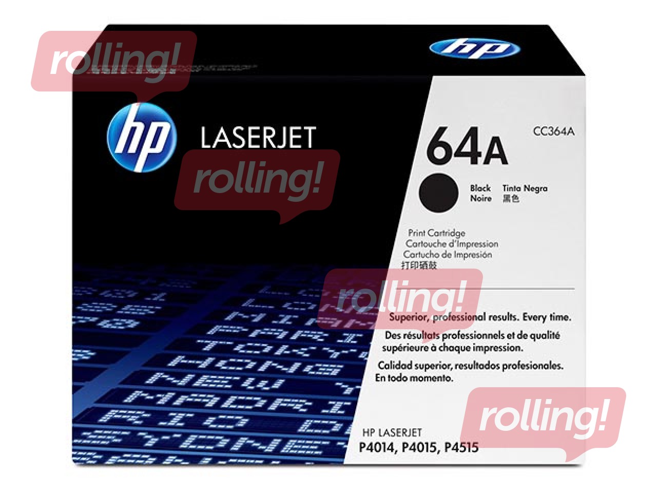 Tonera kasete HP LJ P4015, melna, (10000 lpp.)