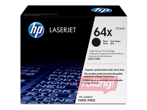 Tonera kasete HP LJ P4015, melna, (24000 lpp.)
