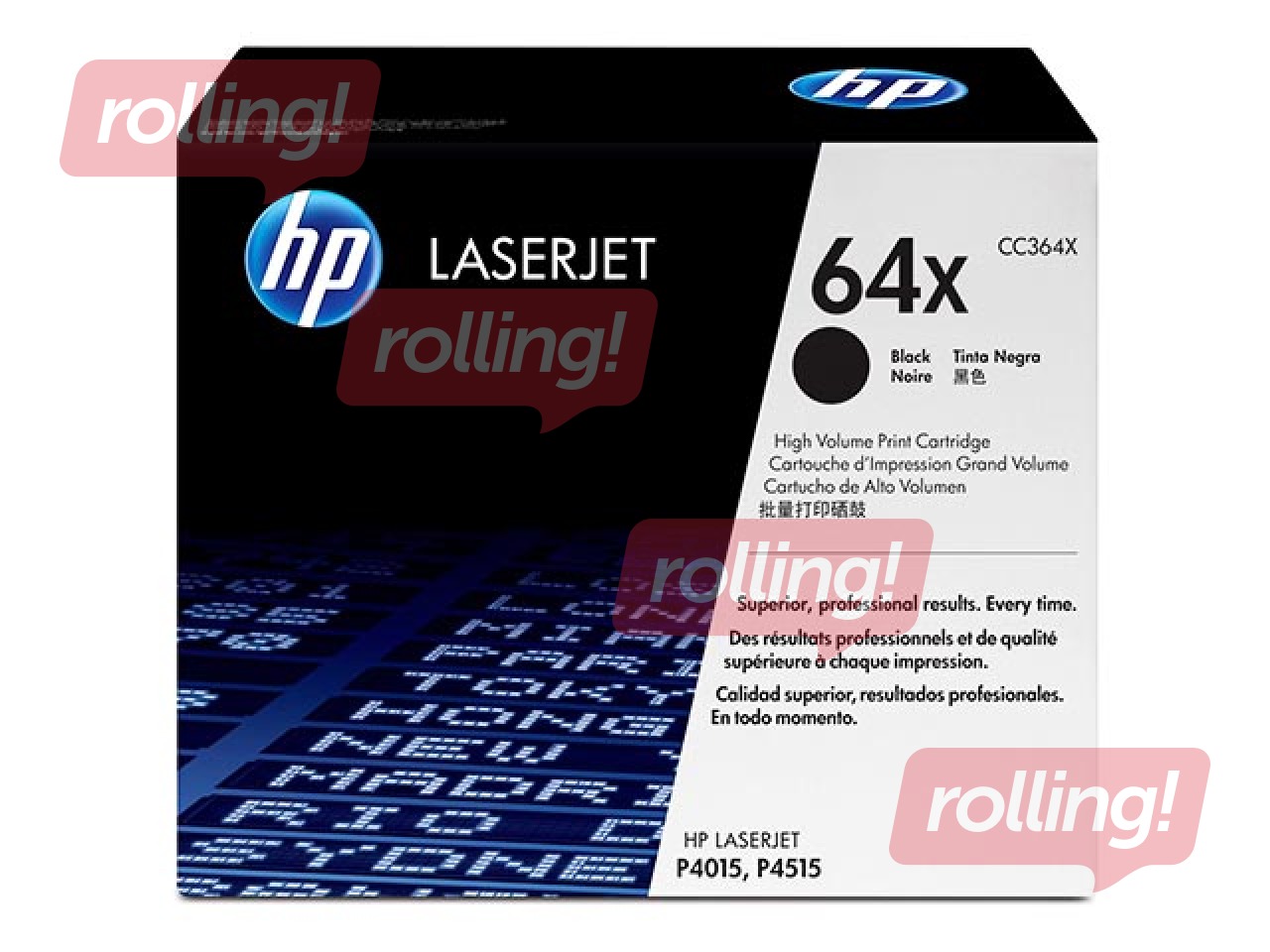 Tonera kasete HP LJ P4015, melna, (24000 lpp.)