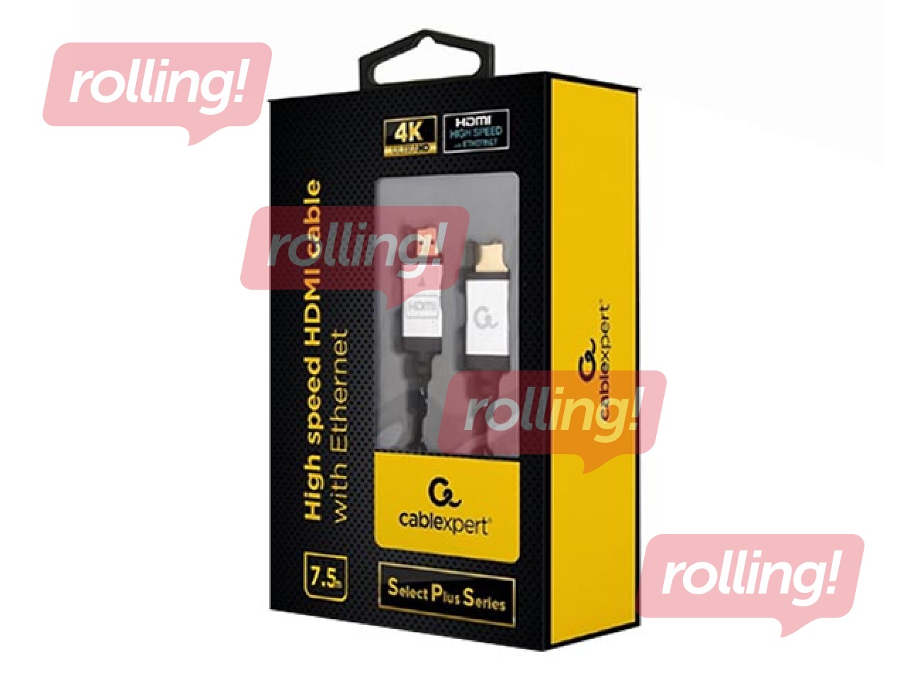 Kabelis Gembird High speed HDMI Male - HDMI Male, 7.5m, 4K 