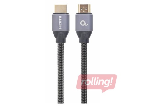 Cable Gembird Premium Series HDMI - HDMI 3m, metallic, 4K