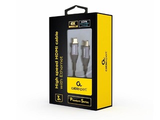 Cable Gembird Premium Series HDMI - HDMI 3m, metallic, 4K