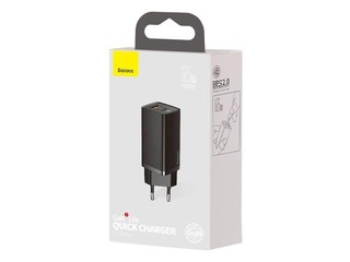 Charger Baseus GaN2 USB + Type C, 65W, black