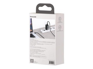 Зарядное устройство Baseus GaN2 USB + Type C, 65Вт, чёрный