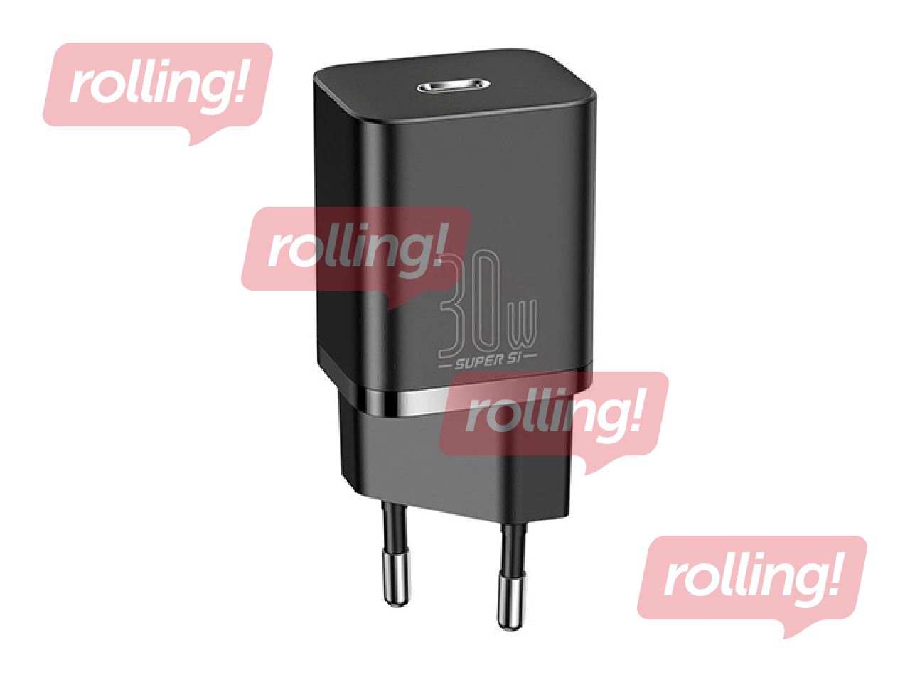 Lādētājs Baseus Super SI Quick Type C, 30w, melns