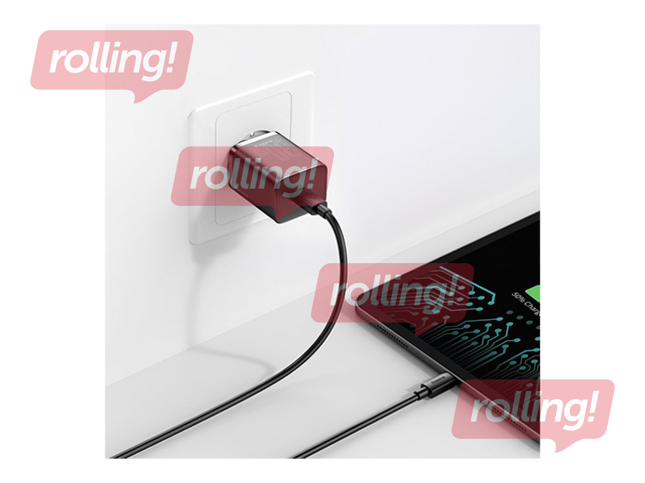 Lādētājs Baseus Super SI Quick Type C, 30w, melns