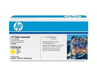 Tonera kasete HP CLJ CP4025, dzeltena, (11000 lpp.)