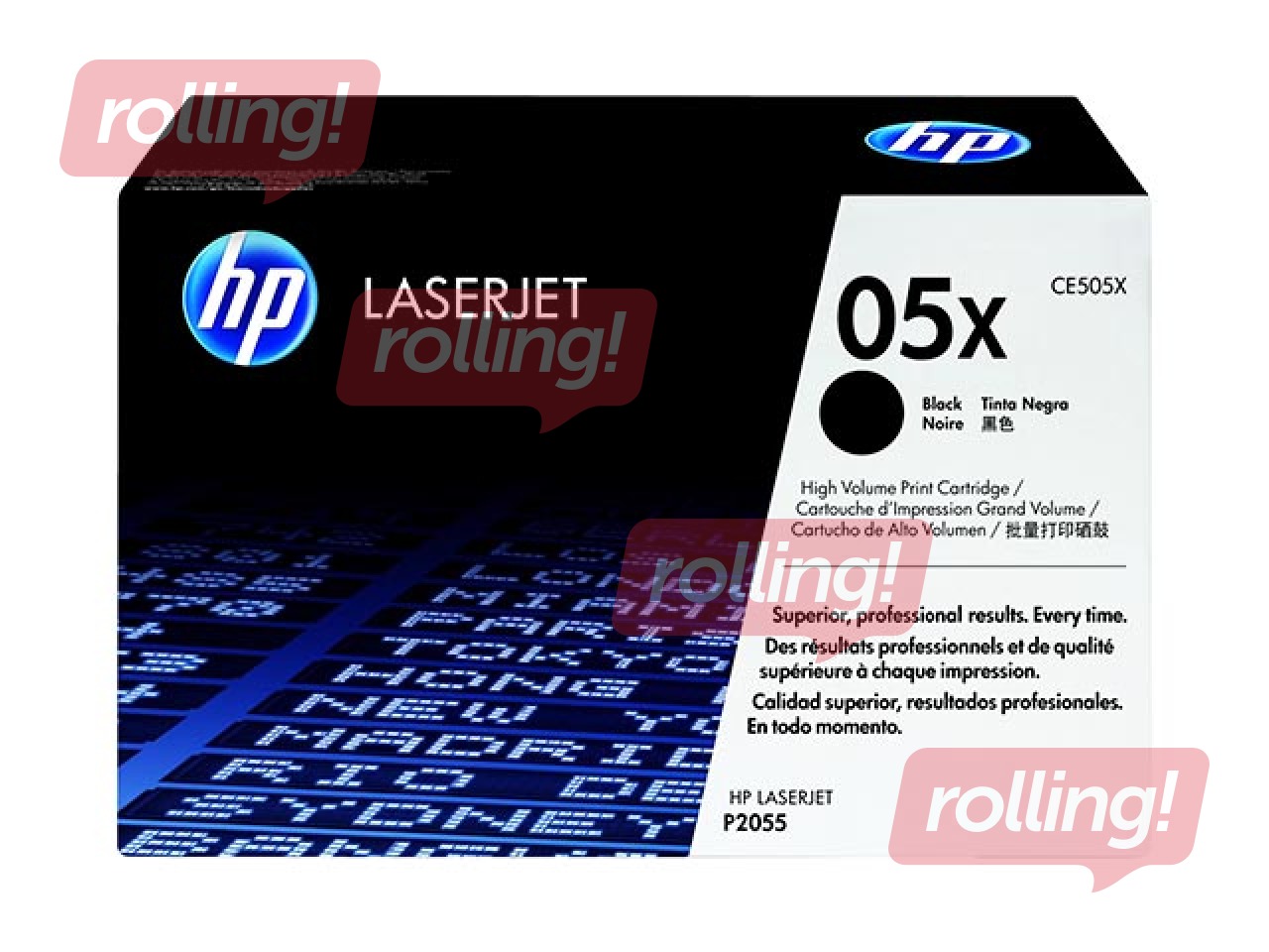 Tonera kasete HP LJ P2055, melna, (6500 lpp.)