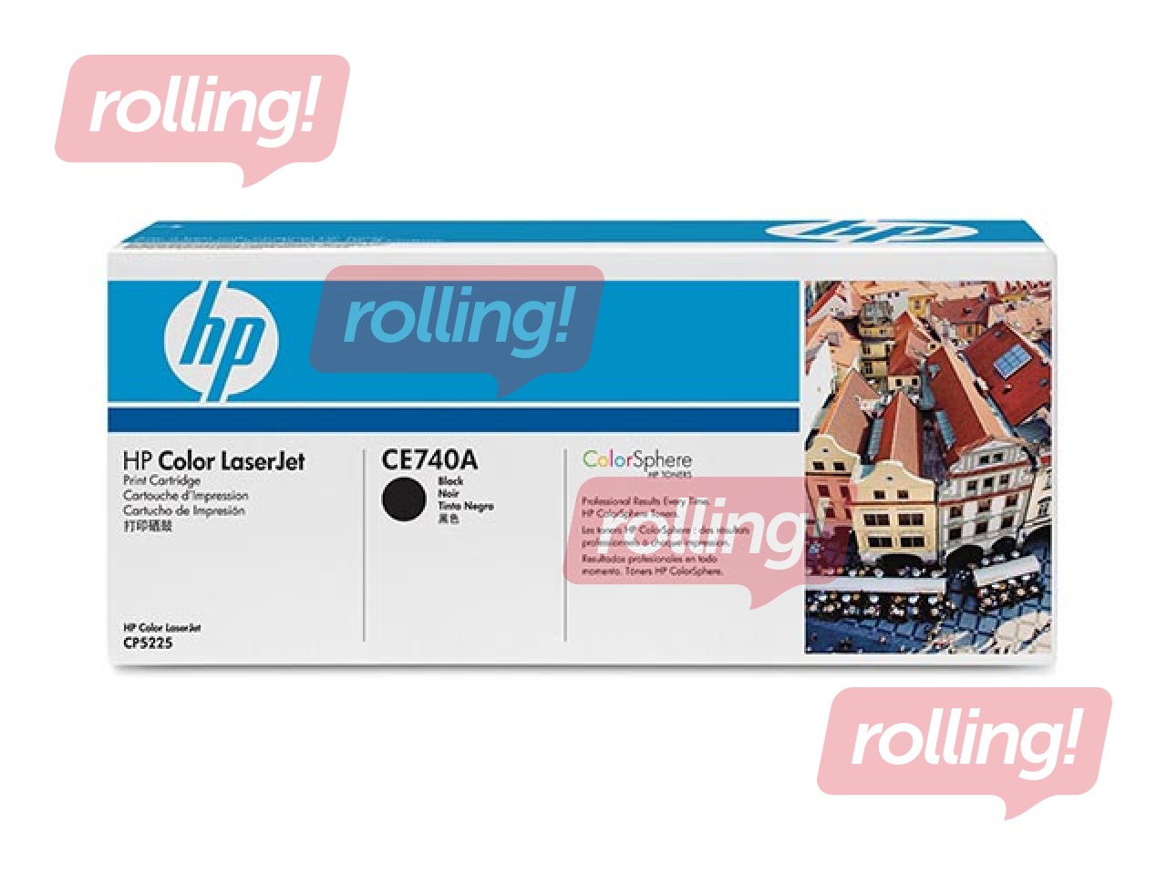 Tonera kasete HP CLJ CP5225, melna, (7000 lpp.)