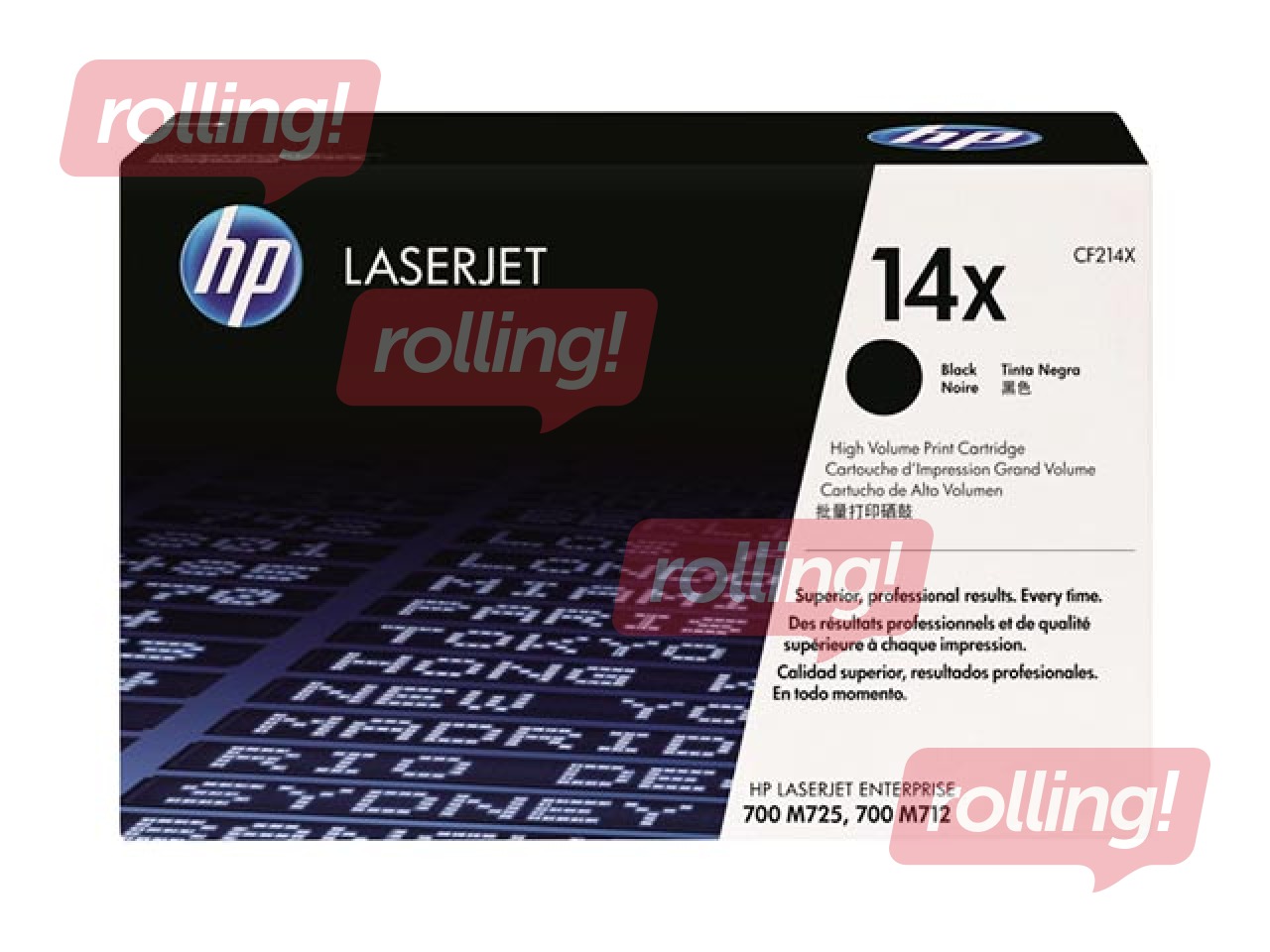 Tonera kasete HP 14X,melna, (17500 lpp.)