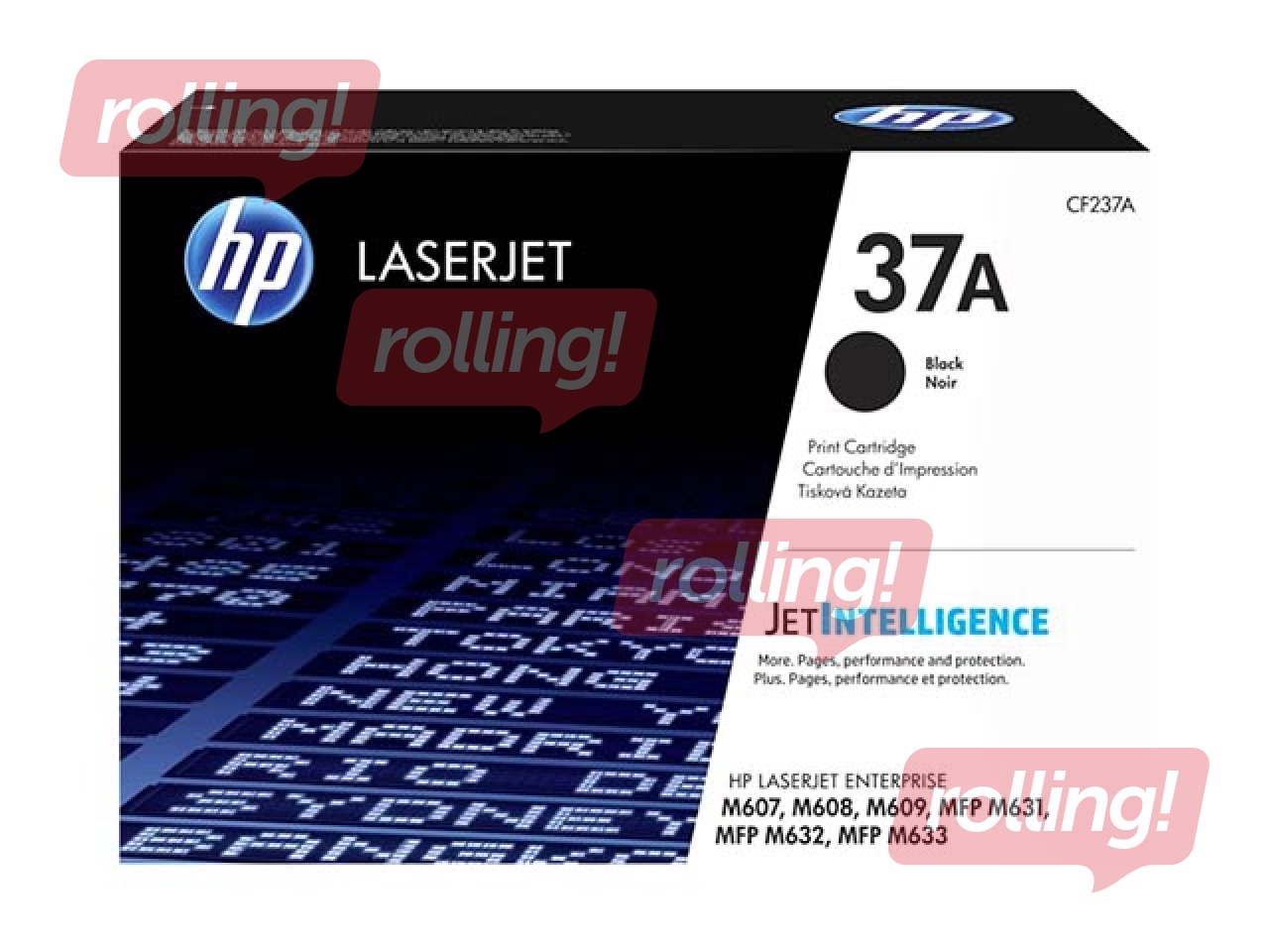 Tonera kasete HP 37A, Melna (11000 lpp)