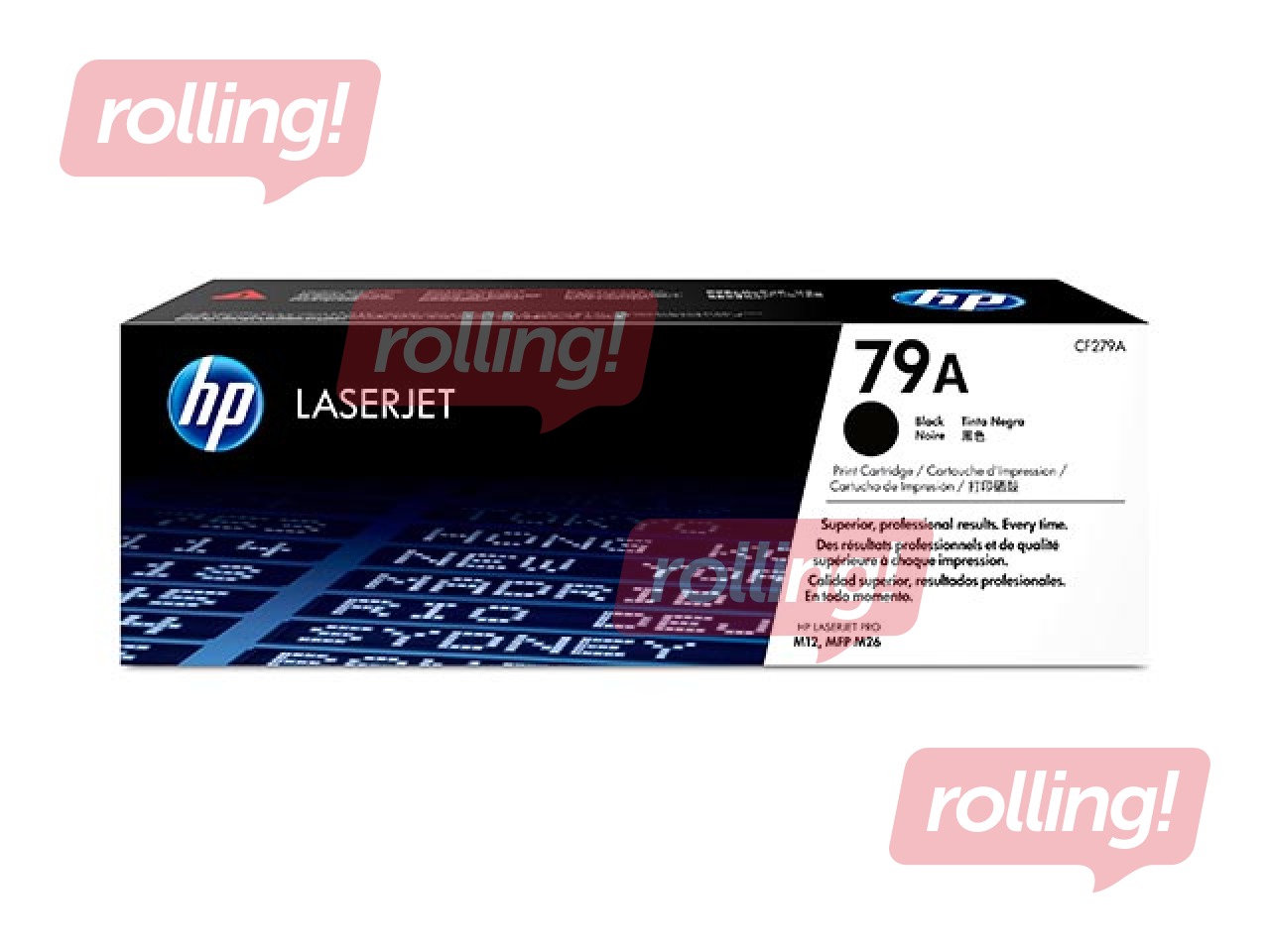 Tonera kasete HP 79A, melna (1000 lpp)