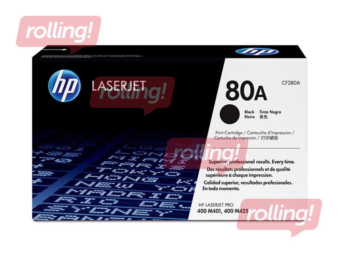 Тонер-картридж HP LJ Pro  400, чёрный, (2700 стр.)