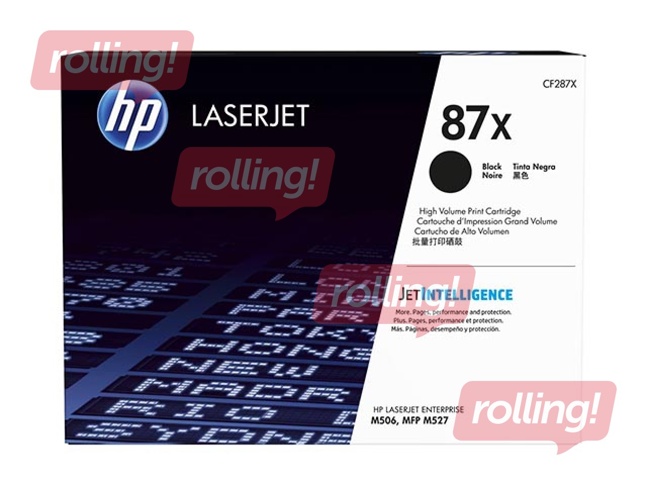 HP 87X Original Toner Cartridge black HY (18000 pgs.)