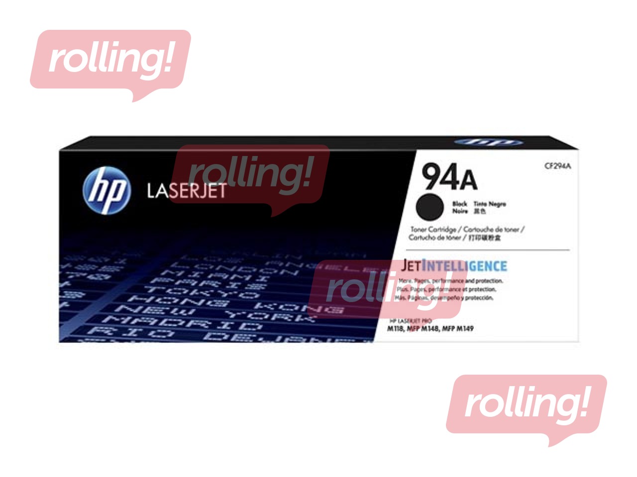 Tonera Kasete HP 94A, Melna (1200 lpp)