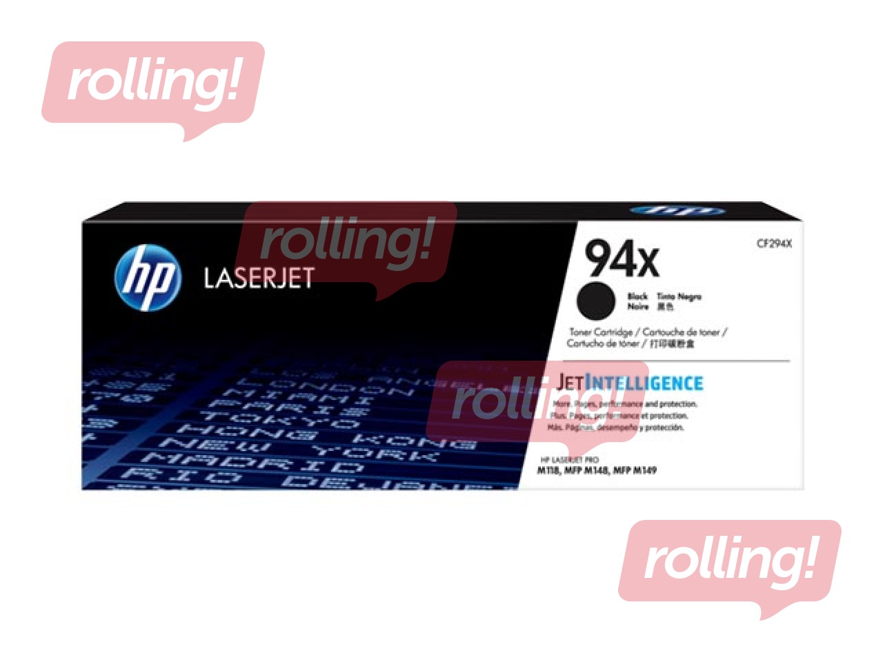 Tonera kasete HP CF294X, melna (2800 lpp.)