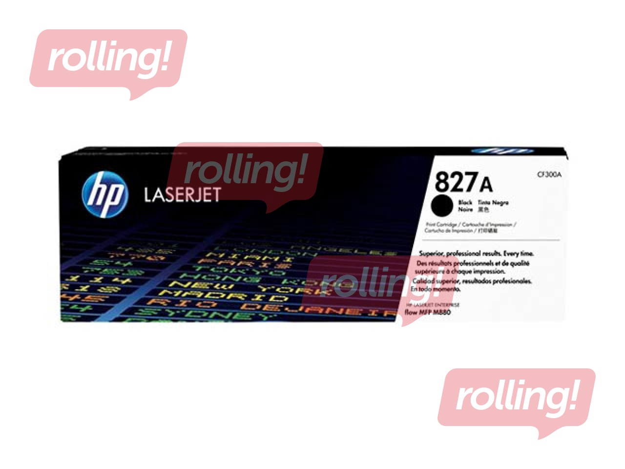 Tonera Kasete HP 827A, Melna (29000 lpp)