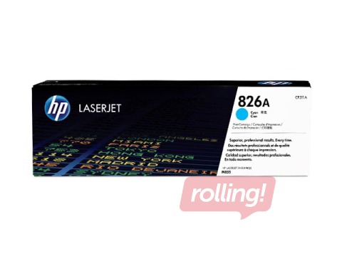 Tonera Kasete HP 826A, ciānzila (31500 lpp)