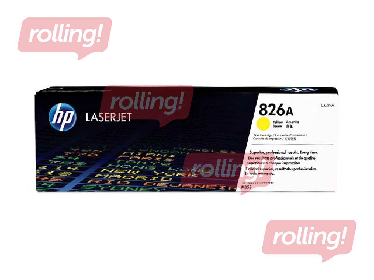 Tonera Kasete HP 826A, dzeltena (31500 lpp)
