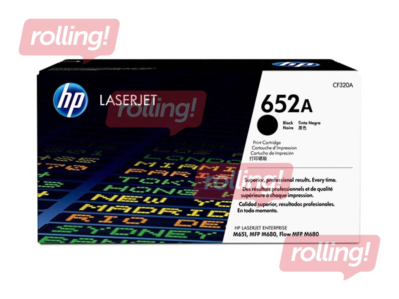 Tonera Kasete HP 652A Melna LaserJet Enterprise M651/MFP M680, 11500 pages