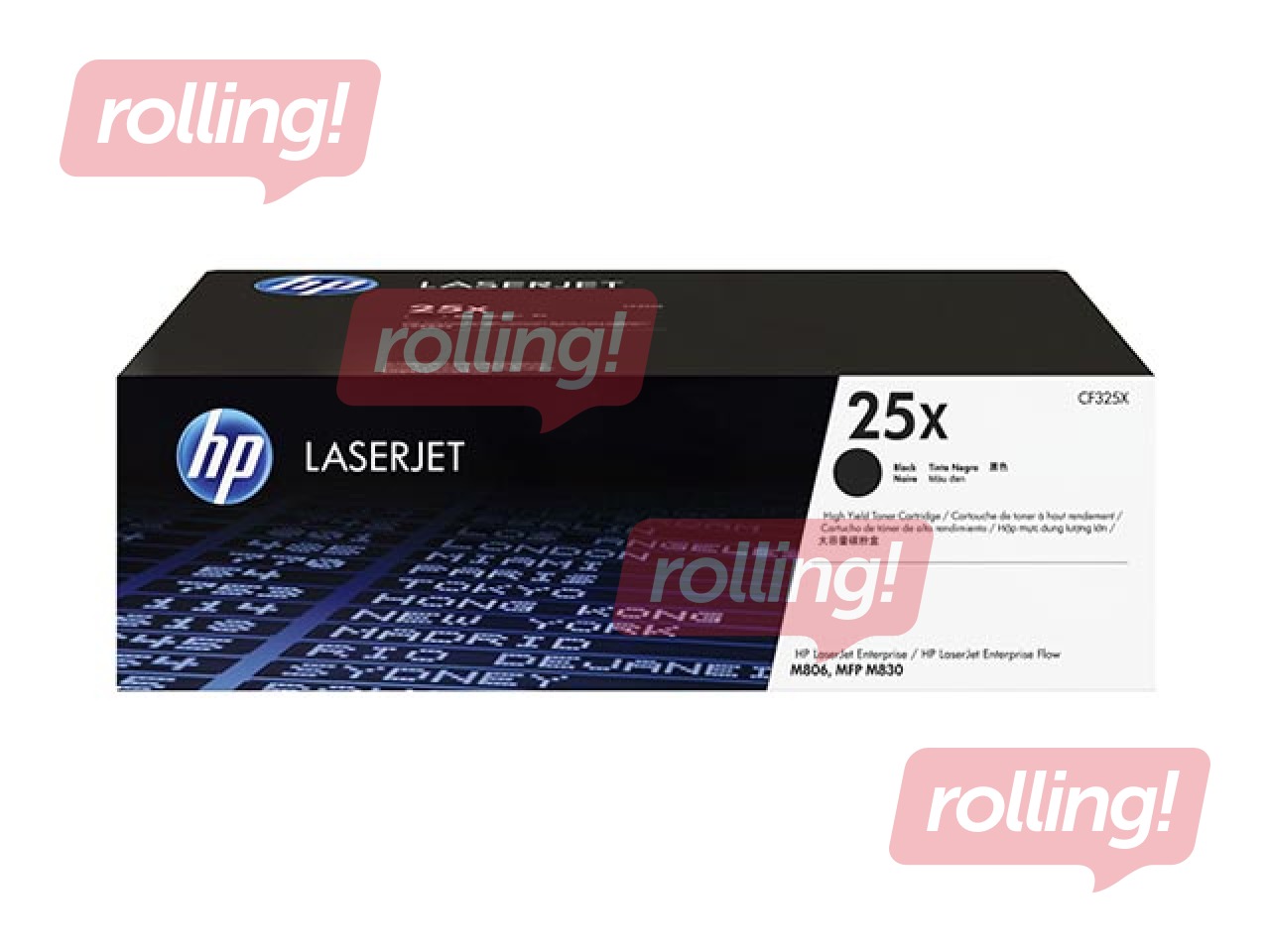 Tonera kasete HP CF325X , melna, (40000 lpp.)