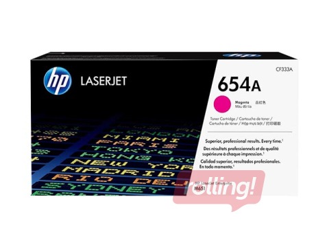 Tonera kasete HP Color LaserJet Enterprise M651, Fuksīna sarkana (15000 lpp)