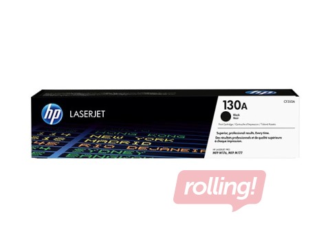 Tonera kasete HP 130A, melna, (1300 lpp.)