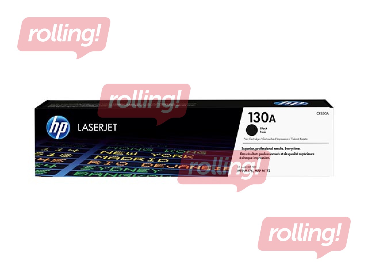 Tonera kasete HP 130A, melna, (1300 lpp.)