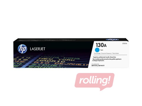 Tonera kasete HP 130A, ciānzila, (1000 lpp.)