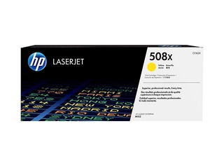 Tonera Kasete HP 508X, dzeltena (9500 lpp.)