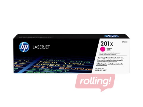 Tonera Kasete HP CF403X (201X), Fuksīna sarkana (2300 lpp)