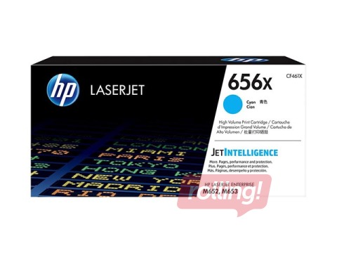 Tonera Kasete HP 656X, ciānzila, 22000 lpp.