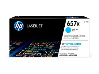 Tonera Kasete HP 657X, ciānzila (23000 lpp)