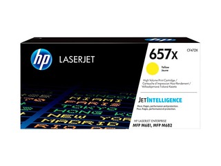 Tonera Kasete HP 657X, dzeltena (23000 lpp)