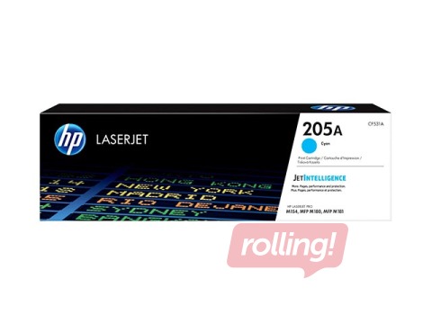 Tonera kasete HP No.205A, Ciānzila (900 lpp)