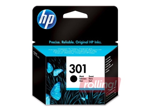 Tintes kasete HP Nr. 301, melna, 3ml