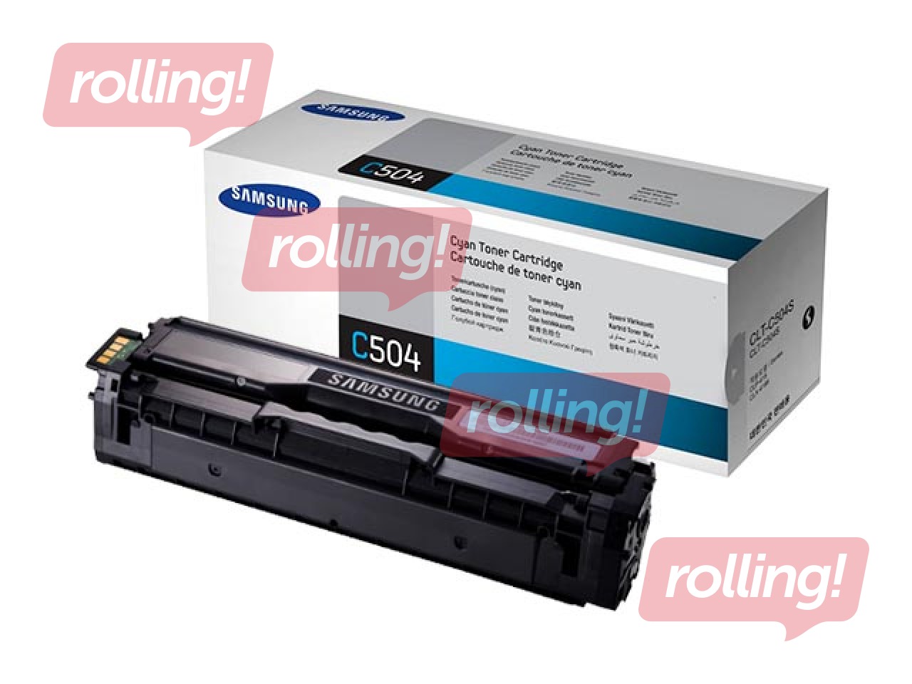 Tonera kasete Samsung CLP-415, ciānzila, (1800 lpp.)