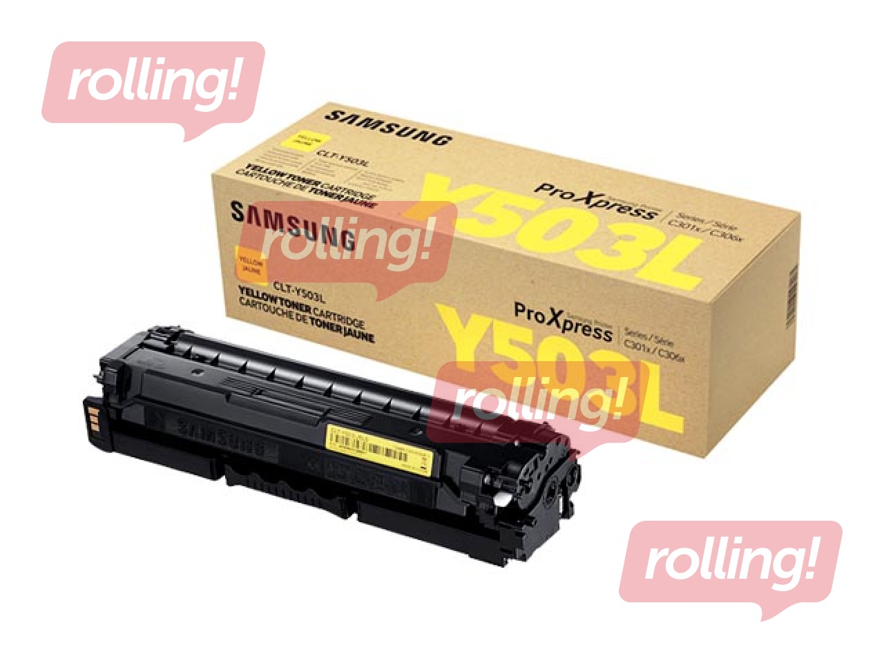 Tonera kasete HP/Samsung ProXpress C 3000 series, dzeltena, (5000 lpp.)