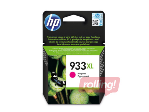 Tintes kasete HP Nr. 933XL, fuksīna sarkana, 9ml (825 lpp.)