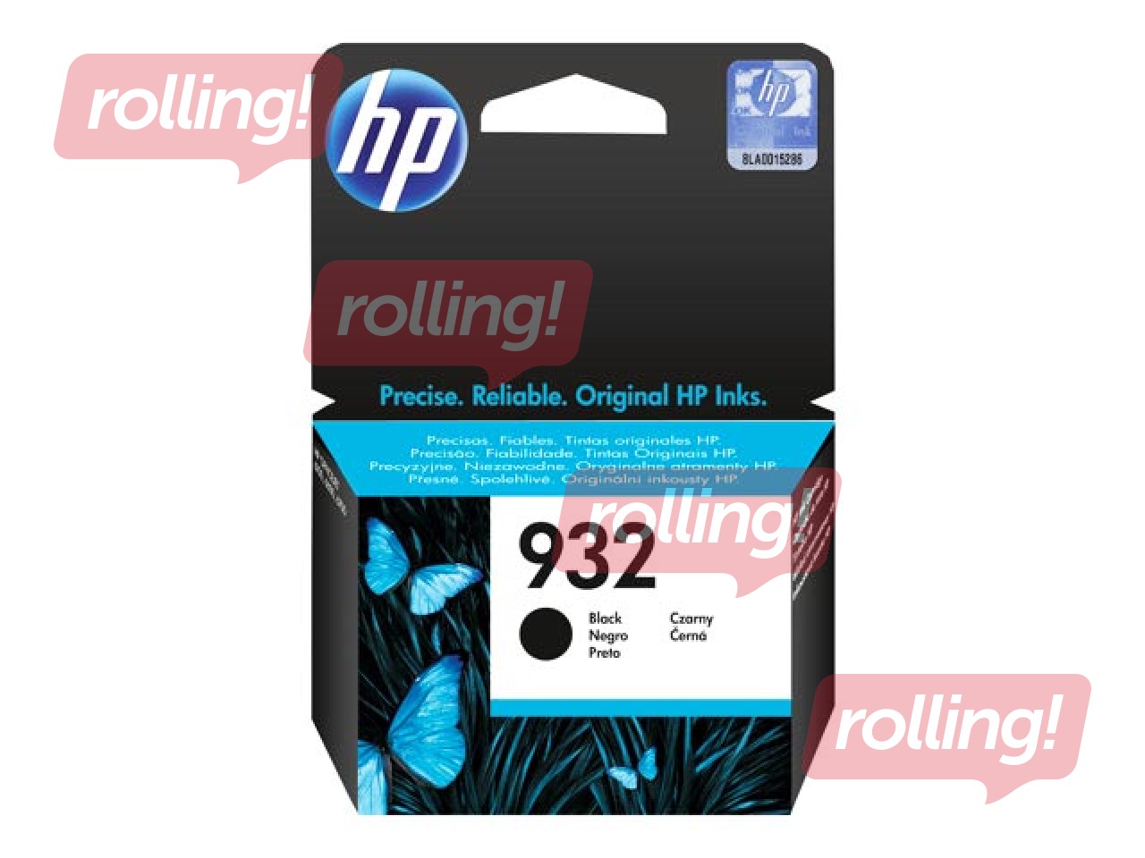Tintes kasete HP Nr. 932, melna, 8.5ml (400 lpp.)