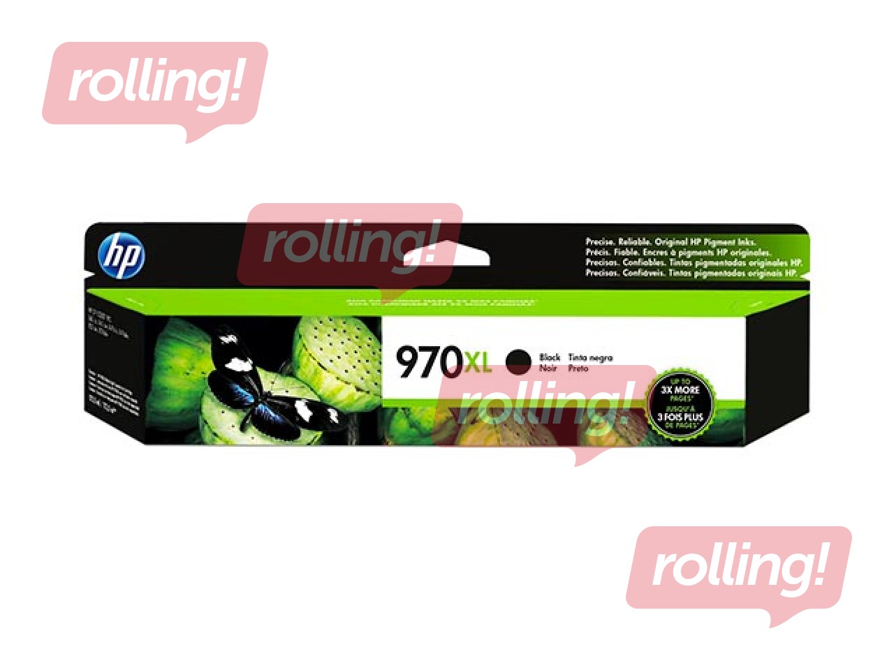 Ink Cartridge HP 970XL for Officejet Pro X series, Black (9.200 pages)