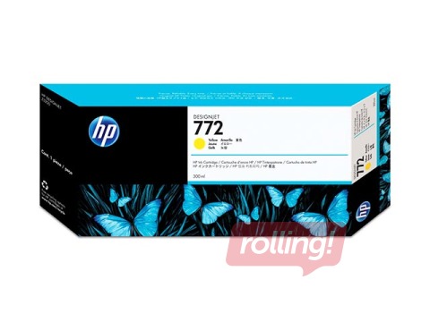 Tintes kasete  HP Nr. 772, dzeltena, 300ml